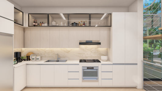 Renderizado 3D Interior de Lavado/Laundry