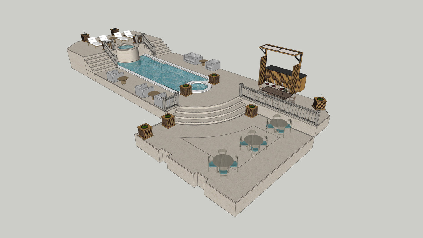 Modelado 3D Interior